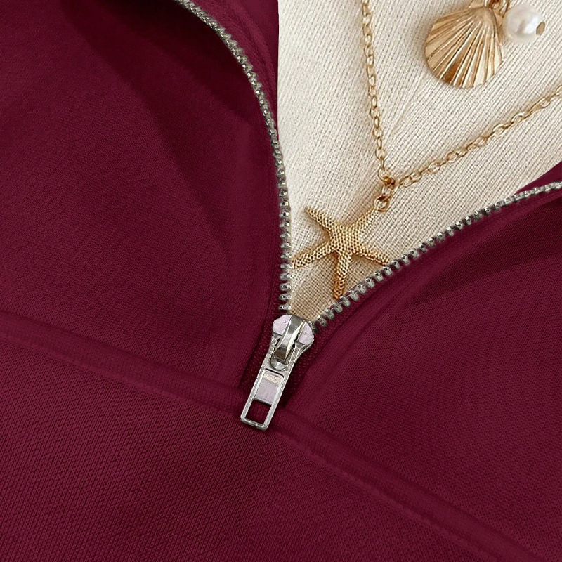 Loose Women's Fashion Hooded Fleece Sweater - Image 4