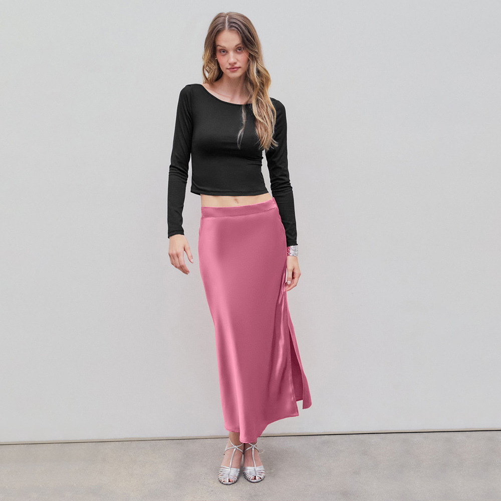 Sexy Style T-shirt Autumn And Winter Backless Design Short Slim-fitting Base Top For Women - Image 4