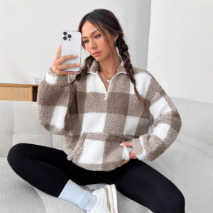 Plush Loose And Warm Casual Women's Sweater