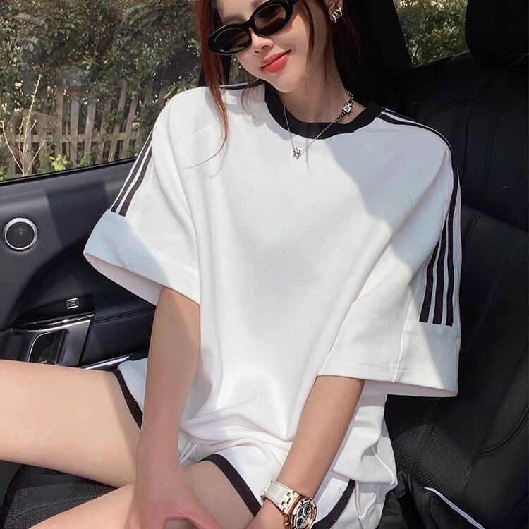 Female Fashion Influencer Sportswear Casual Short Sleeve