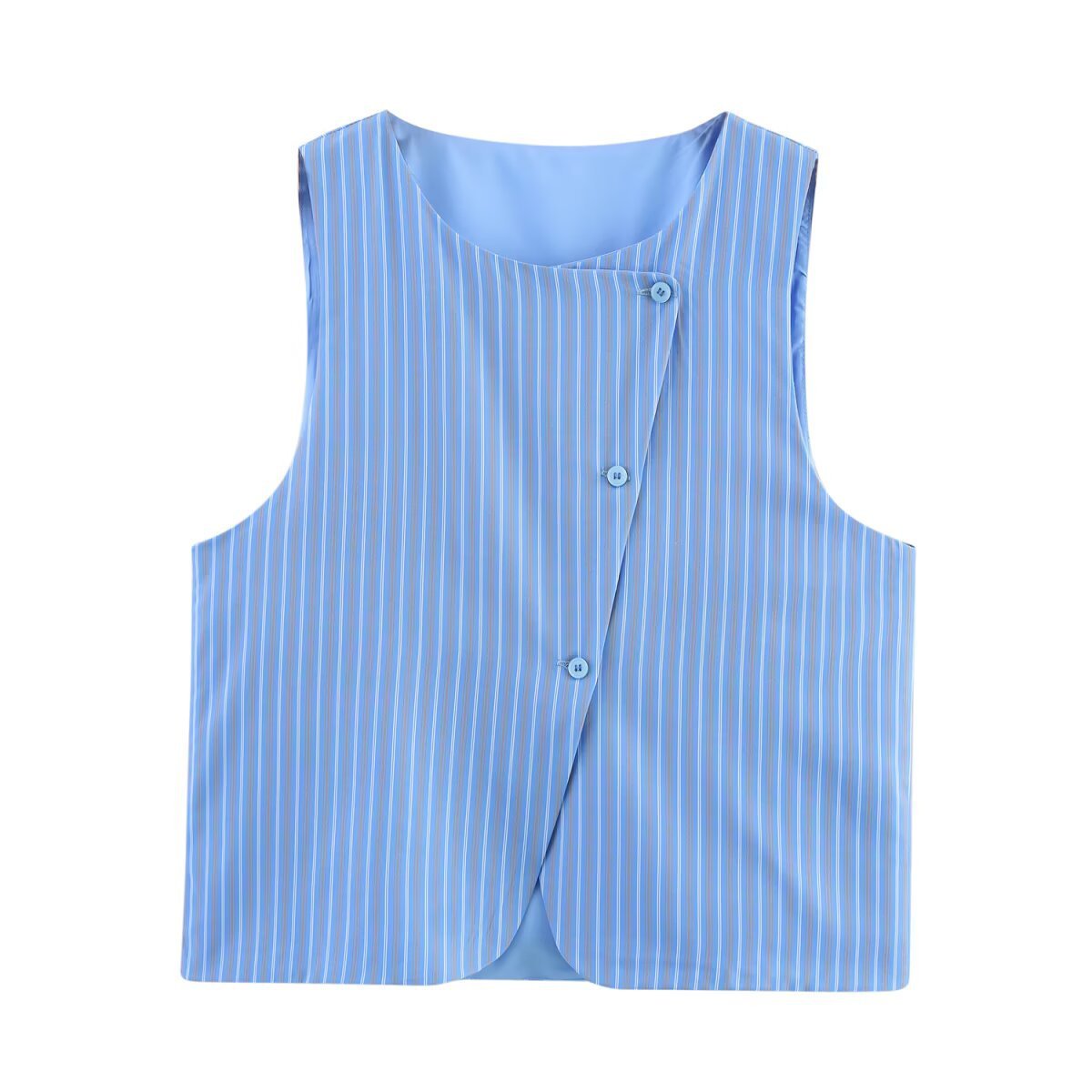 Women's Versatile Top High-waisted Straight-leg Striped Pants - Image 2