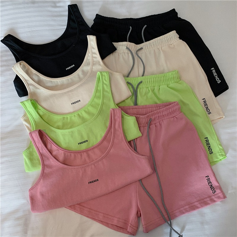 Running Vest And Shorts Slim-fit Two-piece Set - Image 2