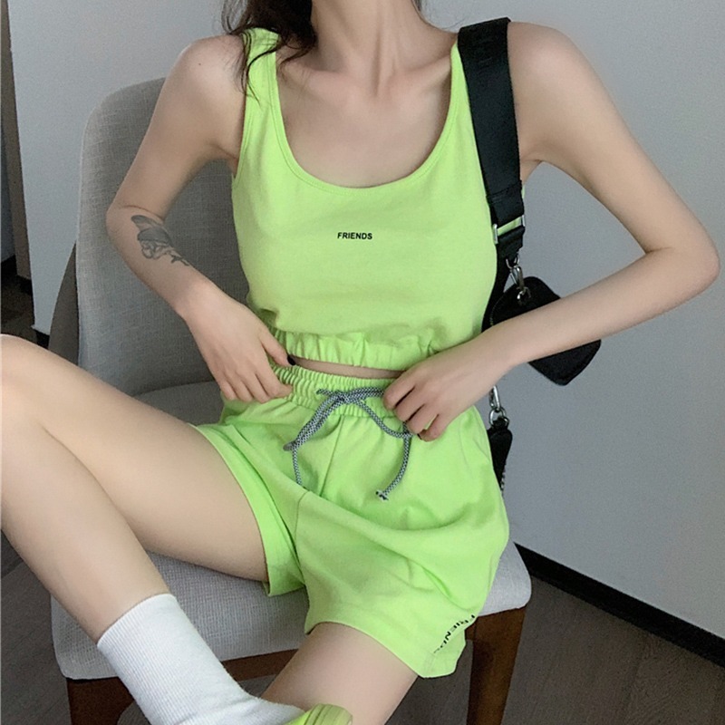 Running Vest And Shorts Slim-fit Two-piece Set - Image 8