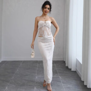 High-end Lace Camisole And Skirt Two-piece Set