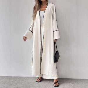 Fashionable Elegant Simple Women's Long-sleeve Cardigan Long Suit