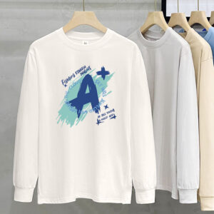 230g Heavy Cotton Long-sleeved T-shirt For Women