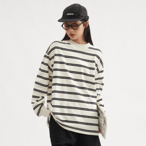 Long Sleeve Early Autumn All-matching Pullover Loose Couple's Tops