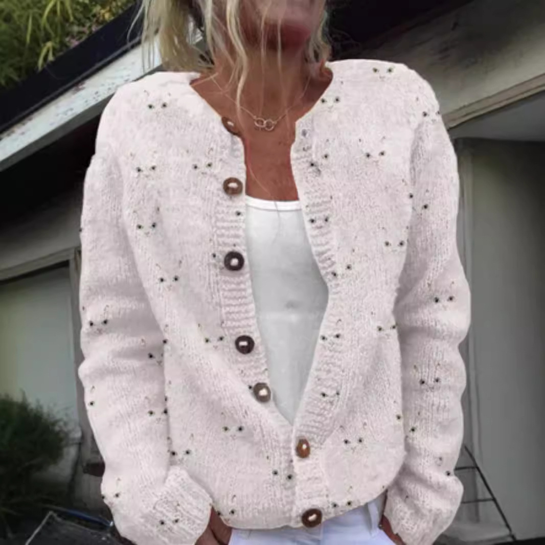 3D Digital Printing Cardigan Knitted Coat Women's Clothing - Image 3