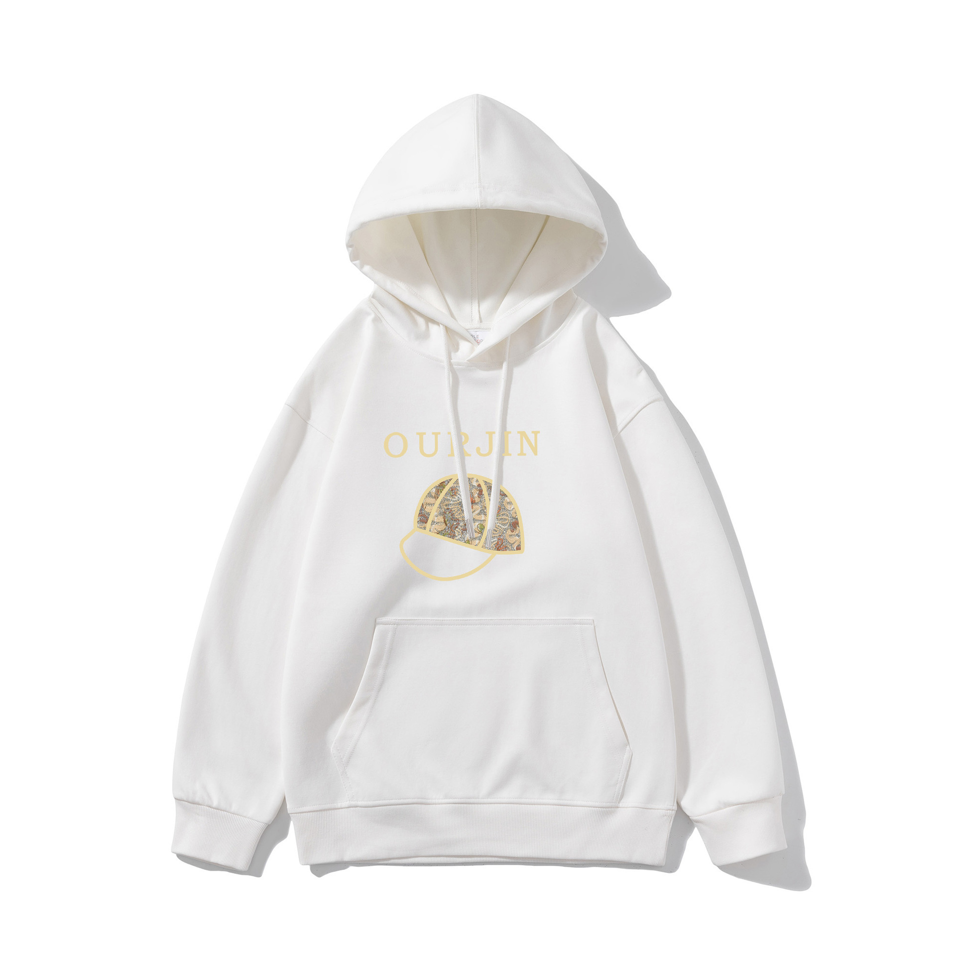 Winter Hooded Hoodie Women's Casual Printed Top - Image 2