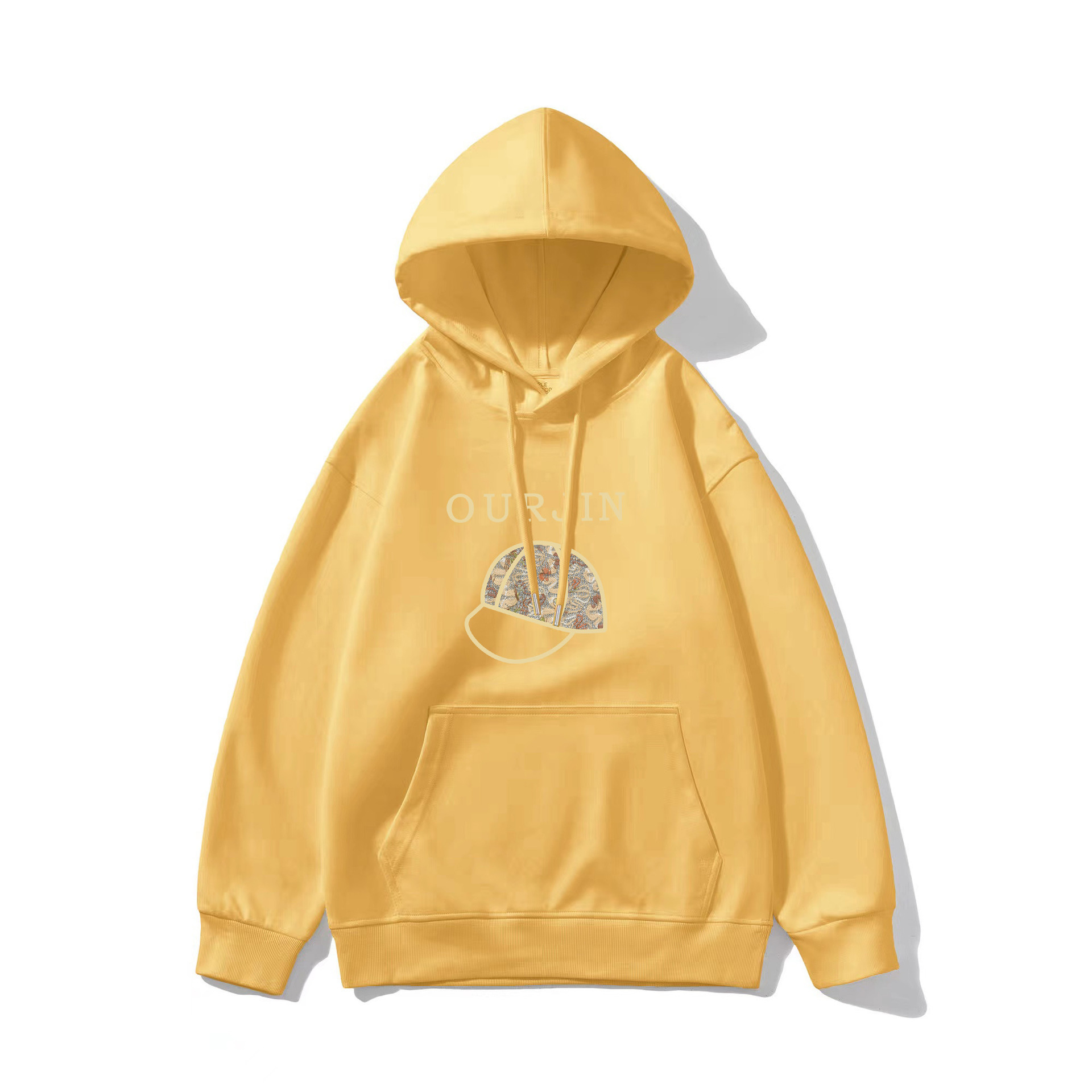 Winter Hooded Hoodie Women's Casual Printed Top - Image 4