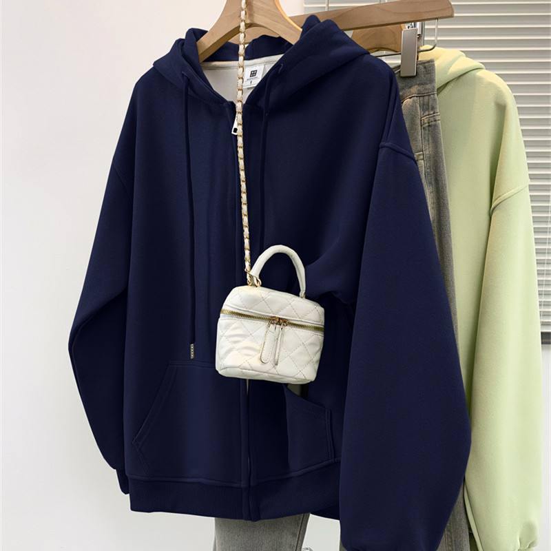 Women's Cotton Hooded Sweater Spring And Autumn - Image 2