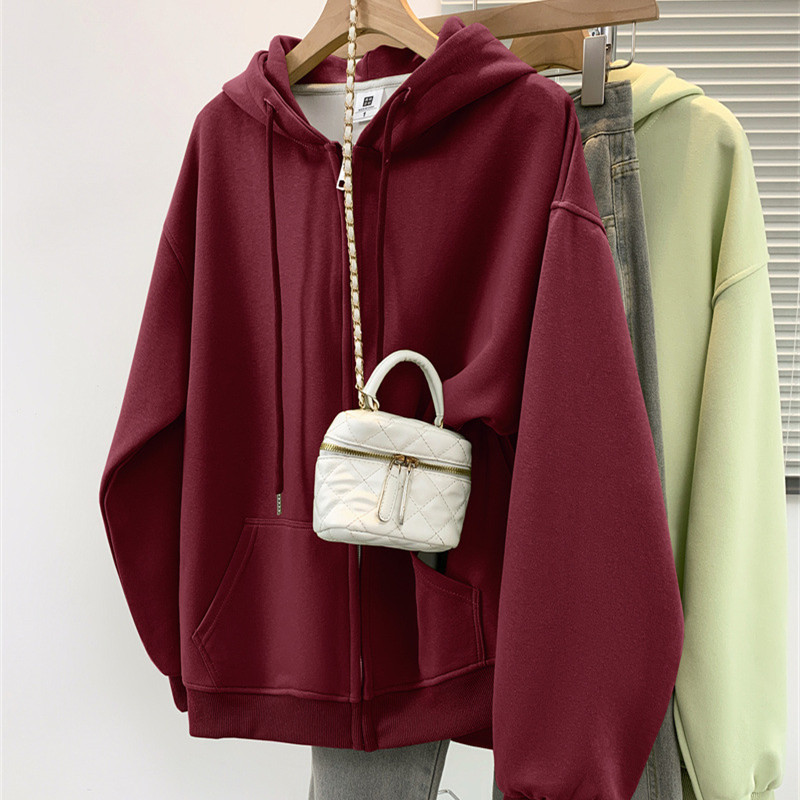 Women's Cotton Hooded Sweater Spring And Autumn - Image 8
