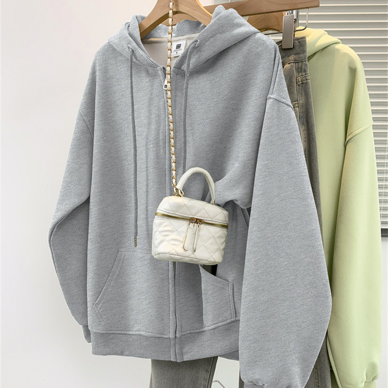 Women's Cotton Hooded Sweater Spring And Autumn - Image 9