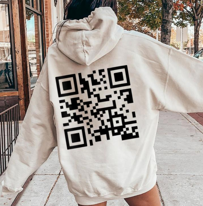 Women's Brushed Hoody Plain Letter Printing - Image 2