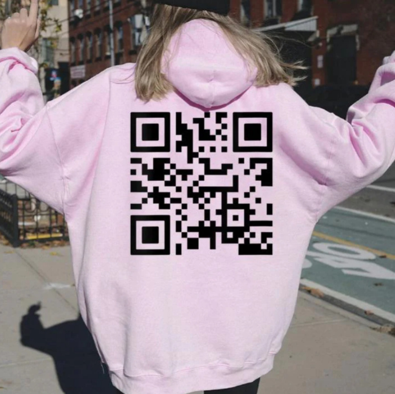 Women's Brushed Hoody Plain Letter Printing - Image 4