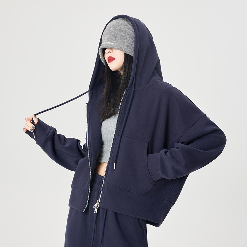 Korean-style Loose-fitting, Figure-flattering Casual Jacketversatile Top - Image 2