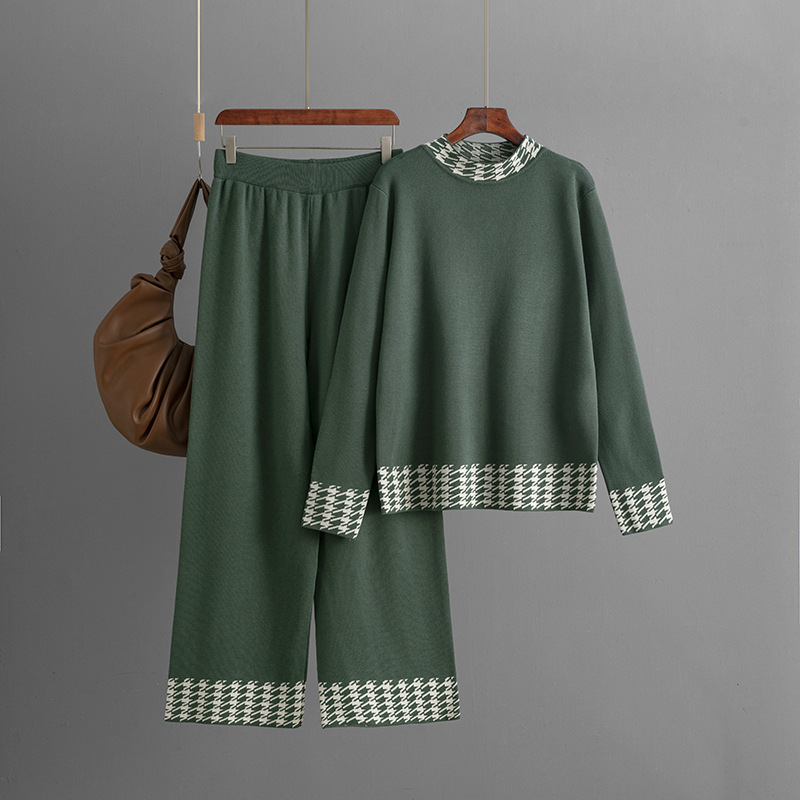 Women's Autumn And Winter Loose Pullover Two-piece Set - Image 2