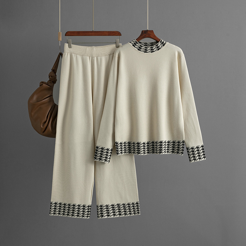 Women's Autumn And Winter Loose Pullover Two-piece Set - Image 3