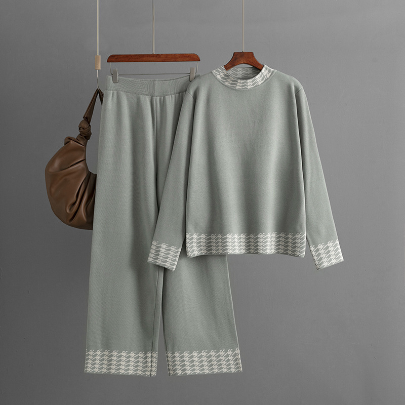 Women's Autumn And Winter Loose Pullover Two-piece Set - Image 5