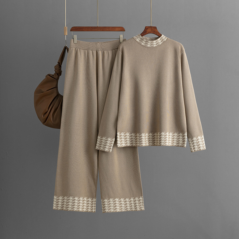 Women's Autumn And Winter Loose Pullover Two-piece Set - Image 6