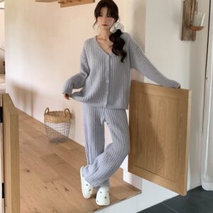 Women's Winter New Thick Thermal Pajamas Suit