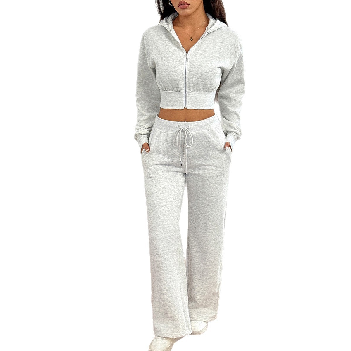 Women's Long Sleeve Sport Pants Suit - Image 5