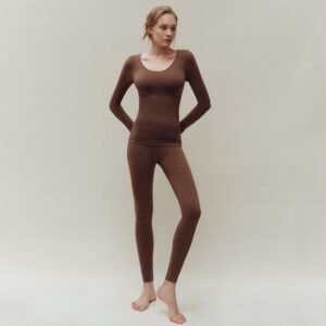 Thermal Suit Female Wool Autumn And Winter Thickening