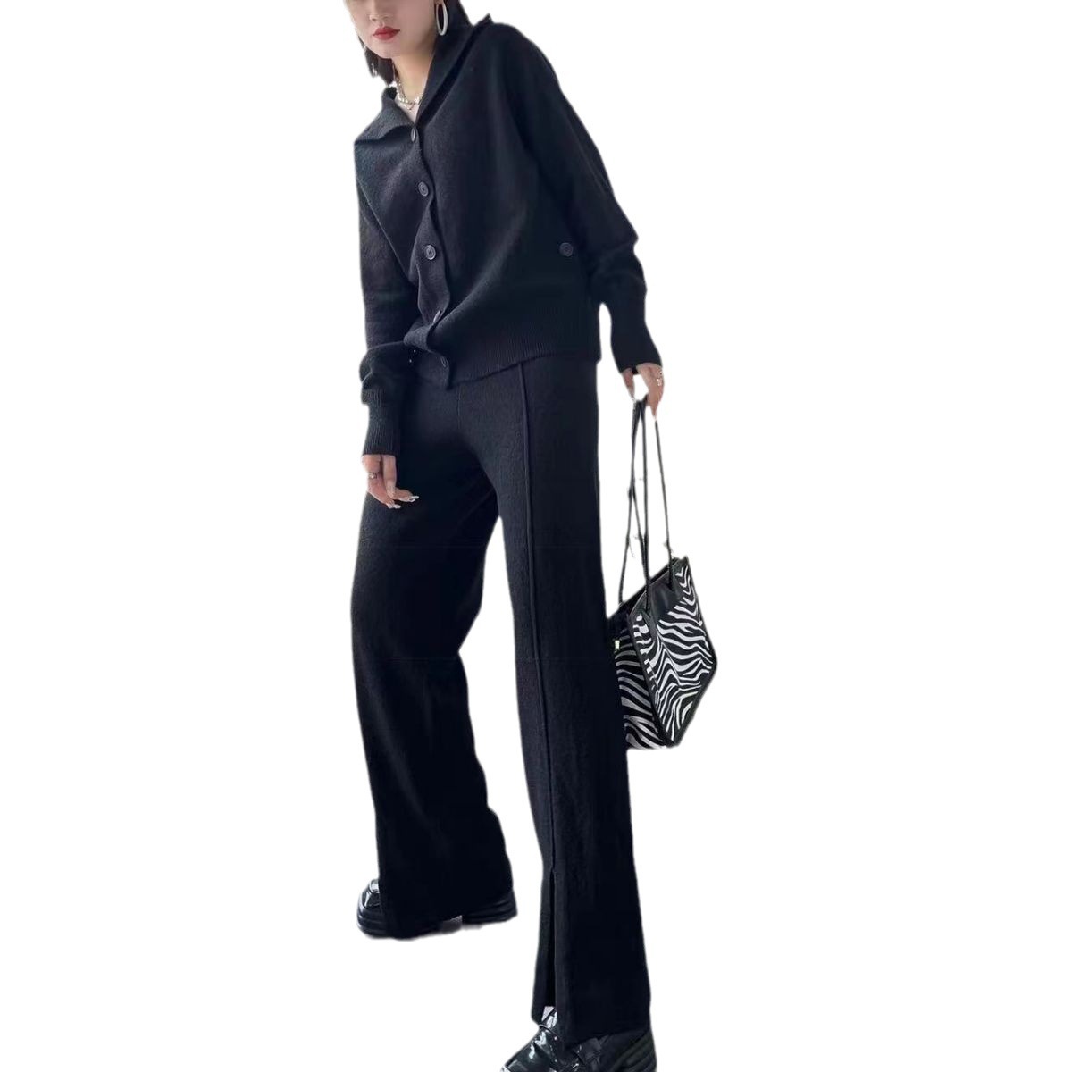 Fashion Casual Knitting Suit Women's Autumn And Winter New - Image 5