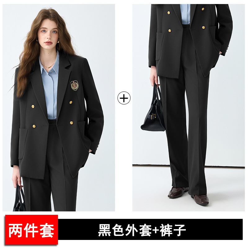 Women's Black Casual Blazer Set - Image 7