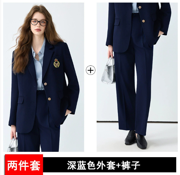 Women's Black Casual Blazer Set - Image 8
