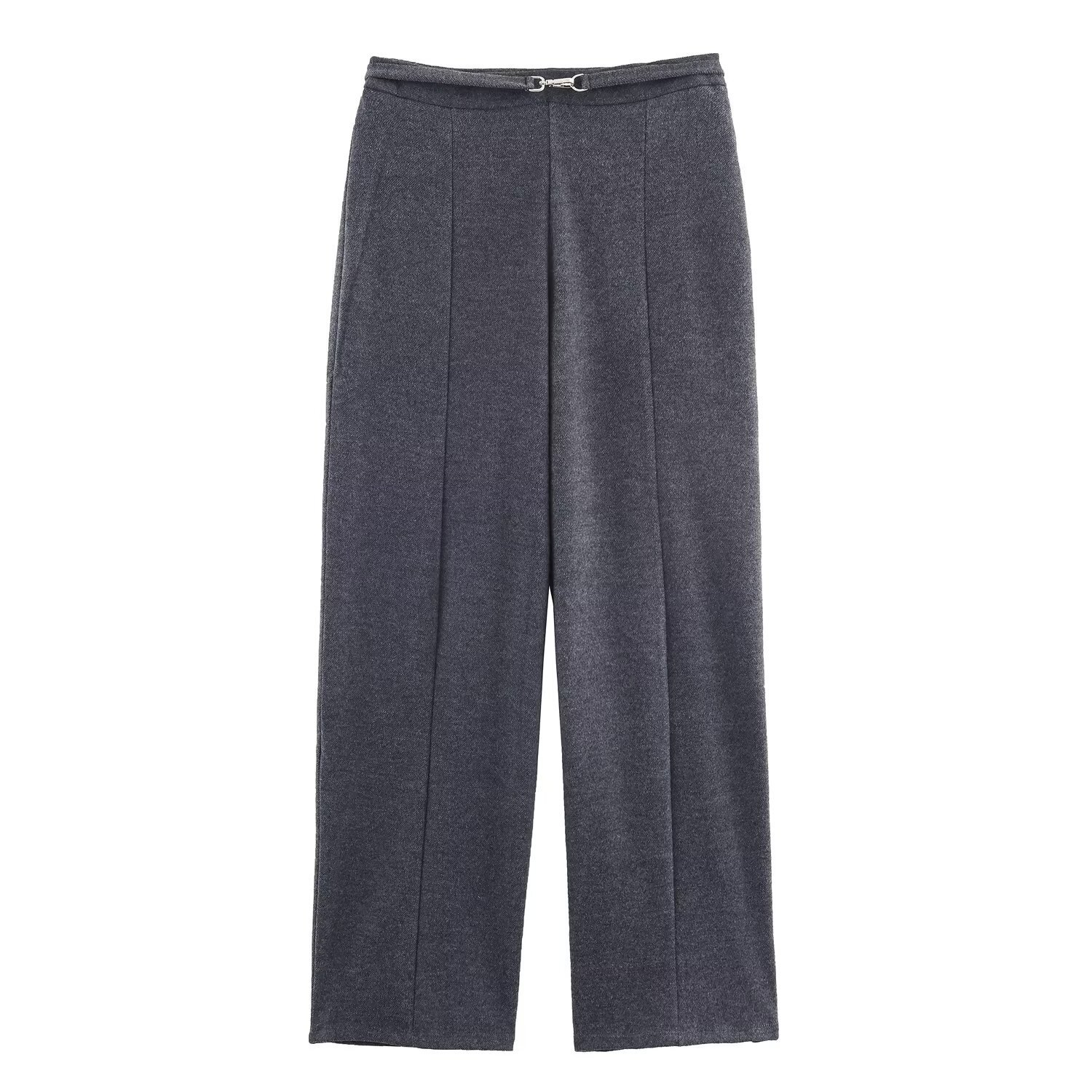 Summer New European And American Style Soft Twill Jacket Soft Twill Pants Suit - Image 3