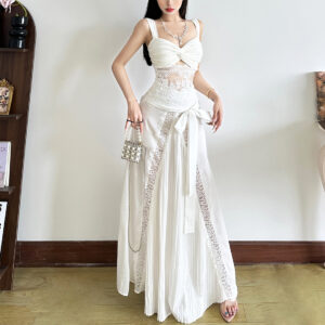 Women's Slim-fit Elegant Sheath Long Skirt Suit