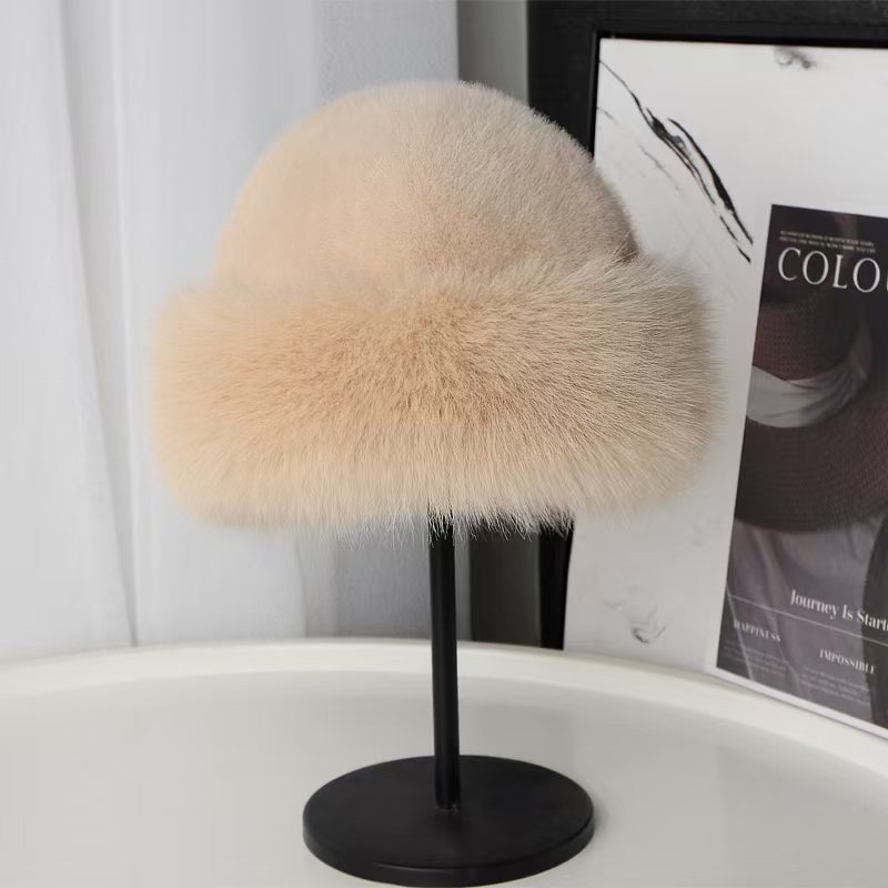 Plush Mongolian Hat For Cold Weather, Warm Fleece-lined Women's Winter Hat - Image 9