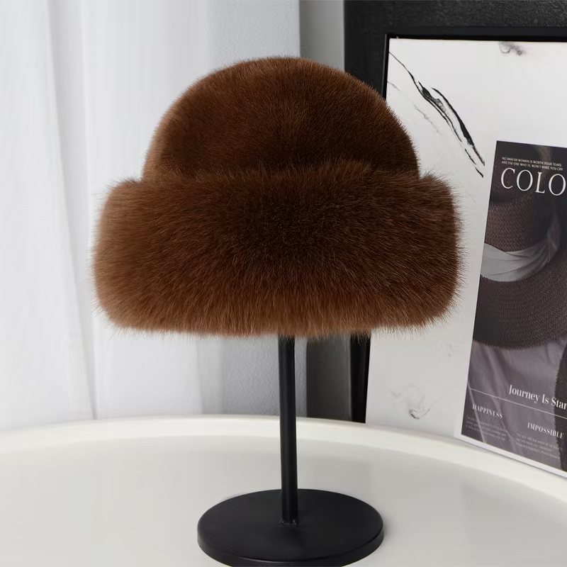 Plush Mongolian Hat For Cold Weather, Warm Fleece-lined Women's Winter Hat - Image 10