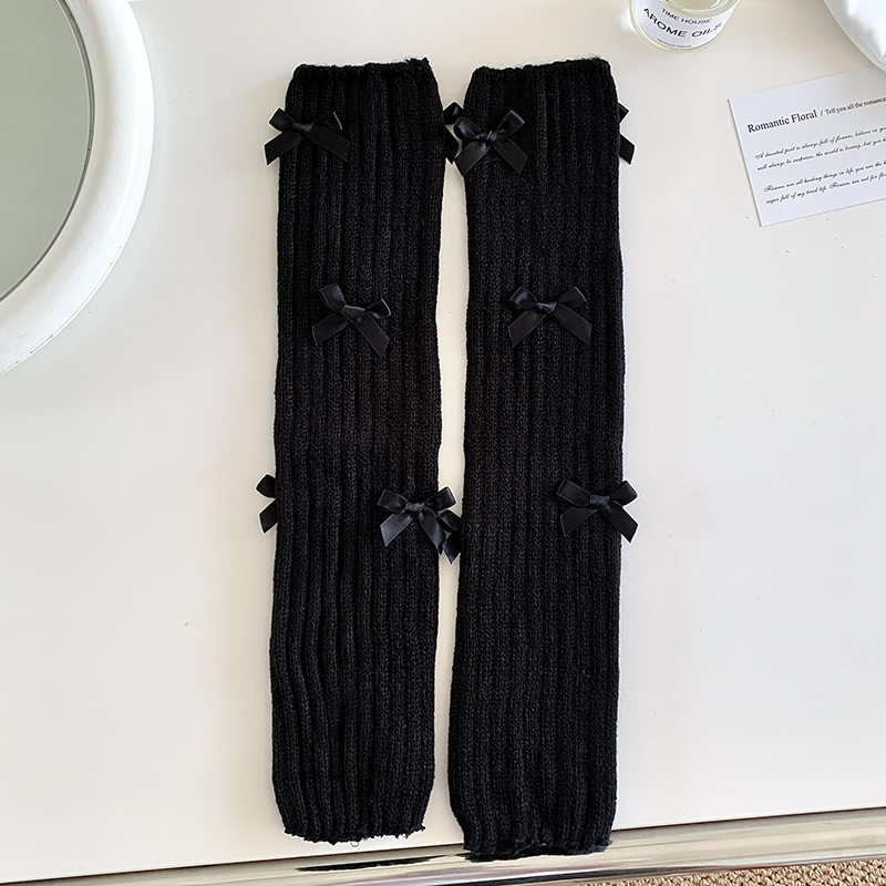 Women's Japanese Sweet Cute Bow Bunching Socks - Image 5