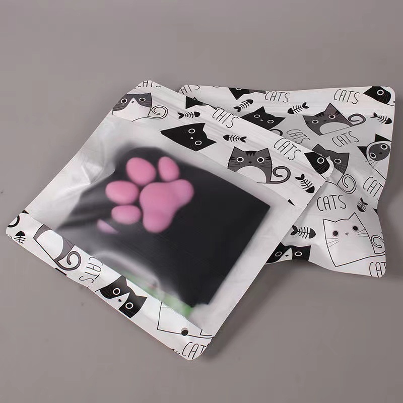 Silicone Meat Pad Cat's Paw Socks
