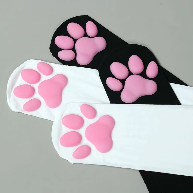 Silicone Meat Pad Cat's Paw Socks - Image 3