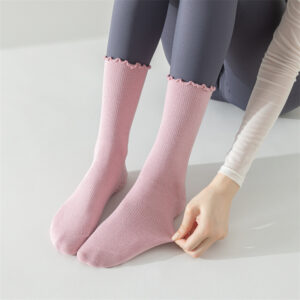 Women's Middle Tube Non-slip Boneless Pure Cotton Athletic Socks