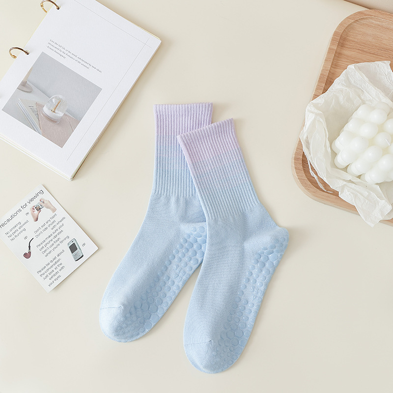 Gradient Yoga Socks Children's Professional Non-slip Autumn And Winter - Image 8