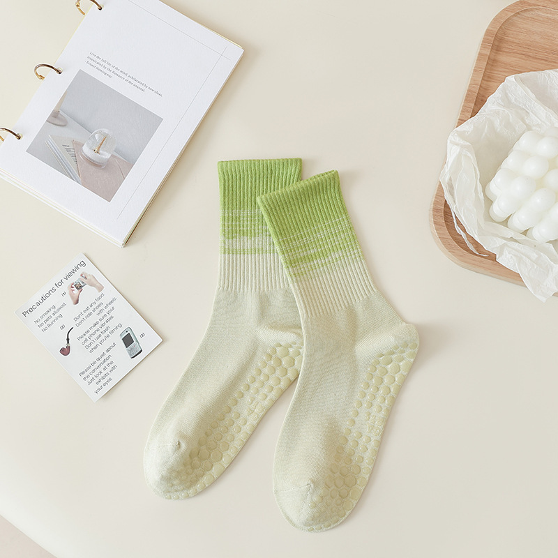 Gradient Yoga Socks Children's Professional Non-slip Autumn And Winter - Image 9