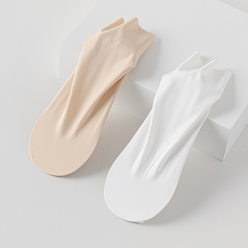Couple Ice Silk Thigh High Socks Cotton Base Sweat-absorbent - Image 2