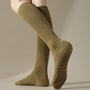 Fashion Yoga Professional Non-slip Calf Socks Women