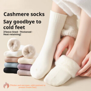 Fleece-lined Thick Sleep Maternity Socks Wool Socks