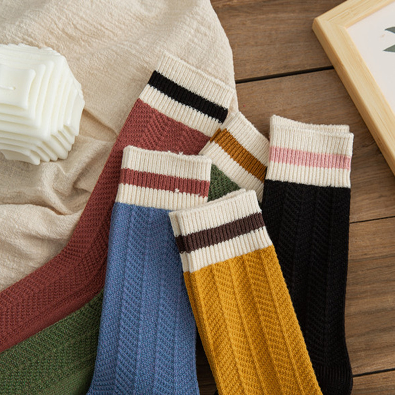 Women's Chunky-knit Rabbit-fur Ankle Socks Mid-calf Length - Image 2