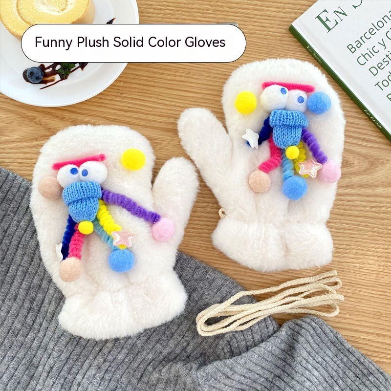 Original Plush Warm Gloves For Women In Winter - Image 3