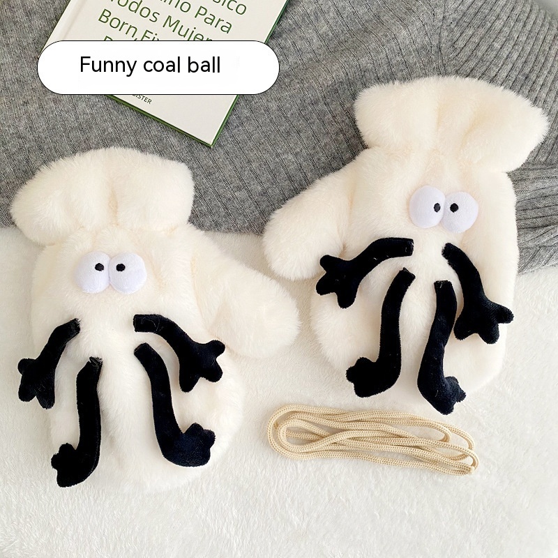 Original Plush Warm Gloves For Women In Winter - Image 7