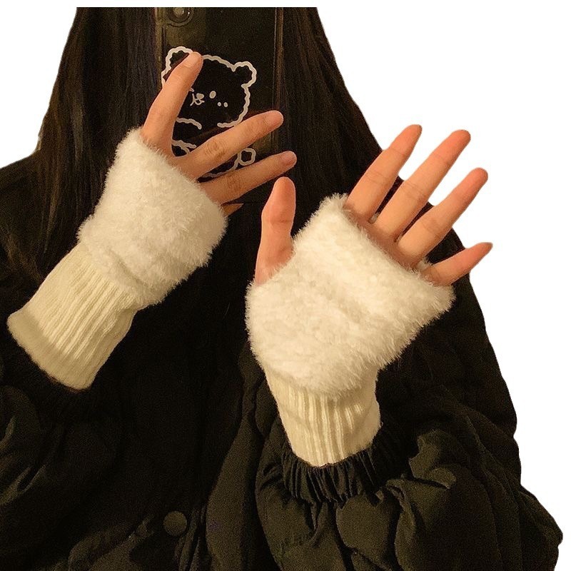 Women's Autumn And Winter Thermal Knitting Gloves - Image 5