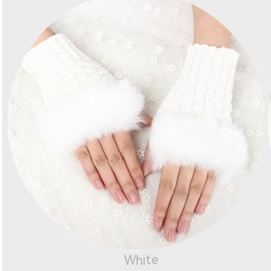 Thermal Women's Half Finger Polyester Gloves - Image 6