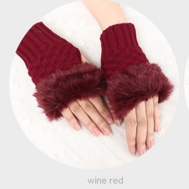 Thermal Women's Half Finger Polyester Gloves - Image 7