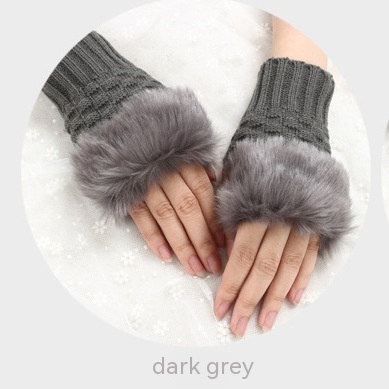 Thermal Women's Half Finger Polyester Gloves - Image 10